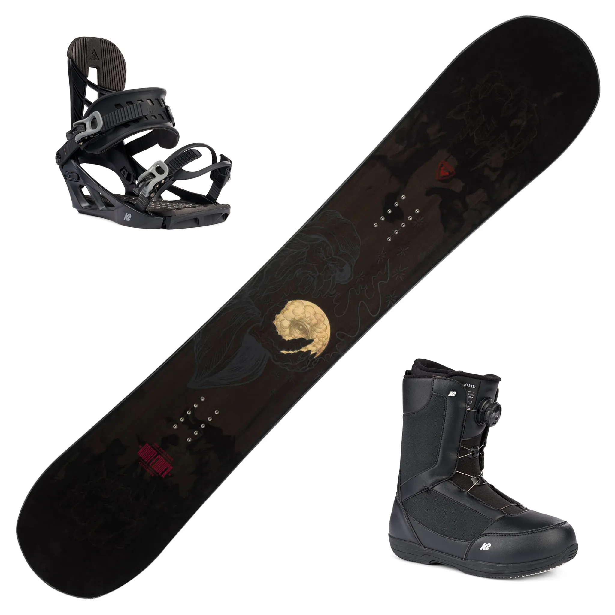 2024 Rossignol Evader Snowboard with Boots and Bindings