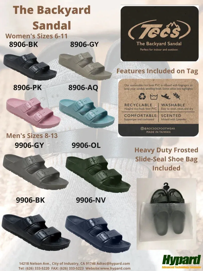 AdTec Men's Backyard Sandal Navy- (9906)