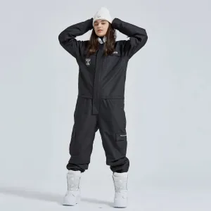 Adult One Piece Ski Suits Waterproof Winter Snowsuits