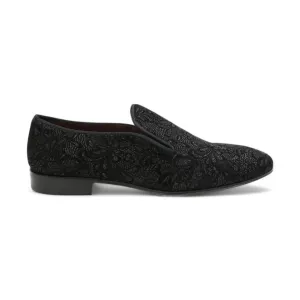 Ambrogio by Mezlan Men's Shoes Glass Suede Leather Slip-On Formal Dress Loafers (AMZ1021)