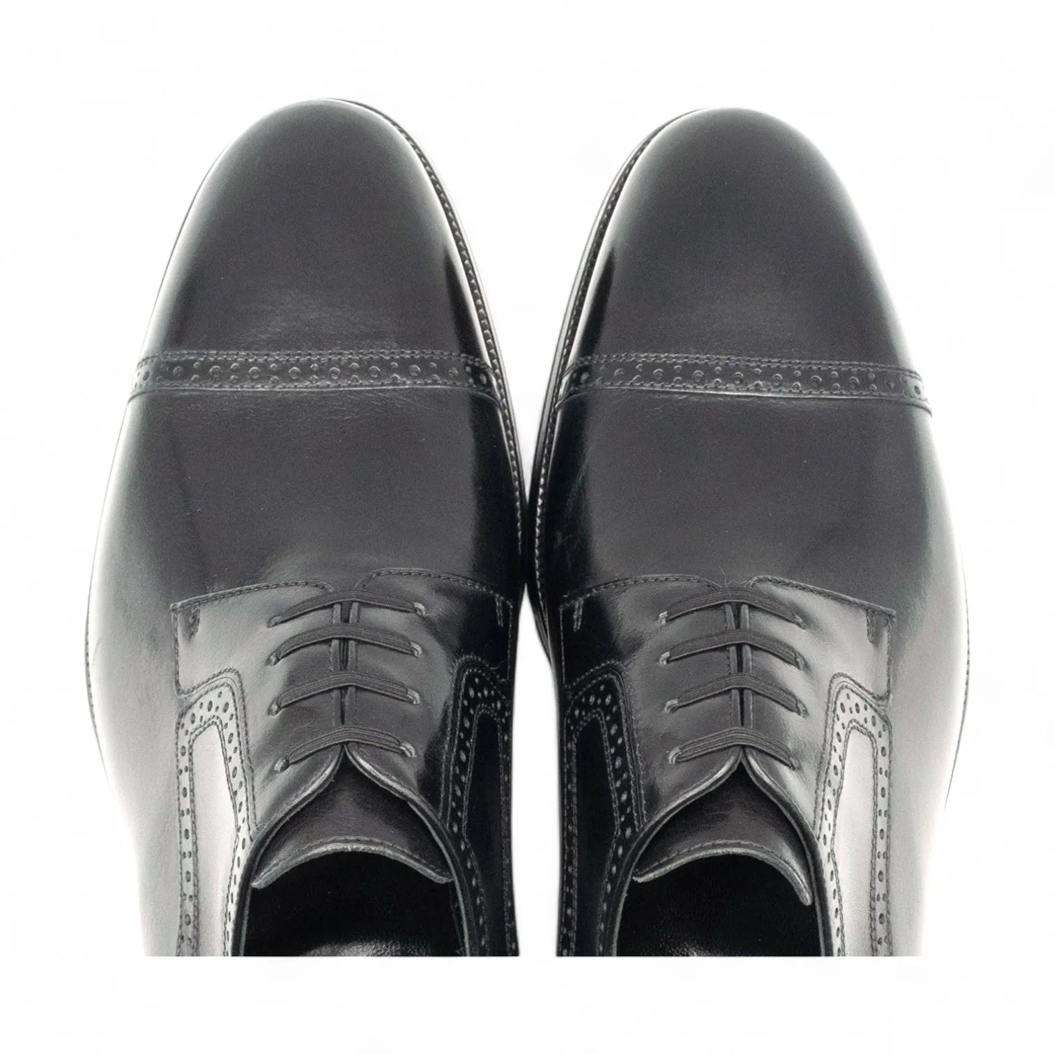 Artioli Riccardo Men's Shoes Buffalo Leather Cap-Toe Derby Oxfords (ART1053)
