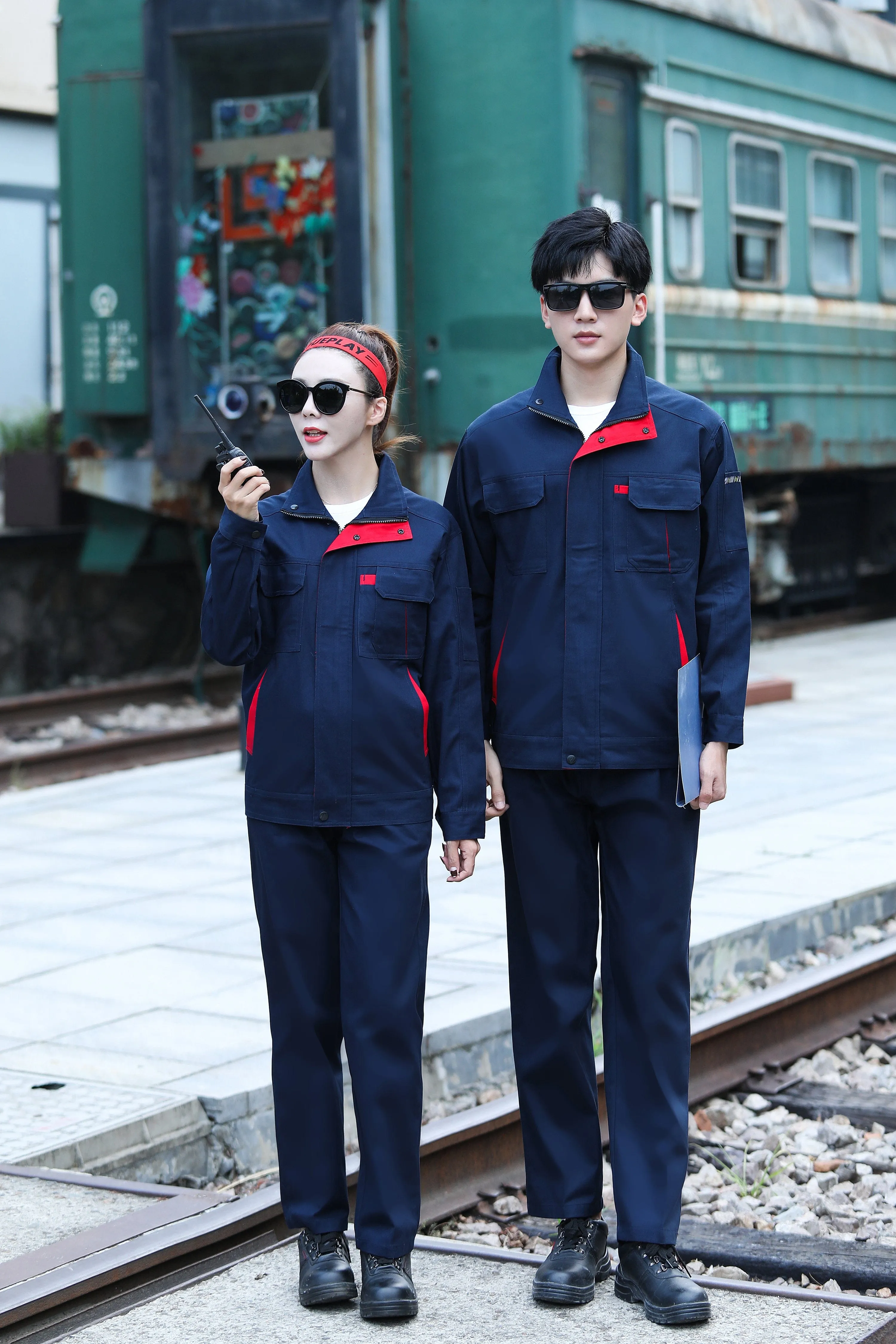 Autumn and winter long-sleeved pure cotton series workwear SD-PC-W802
