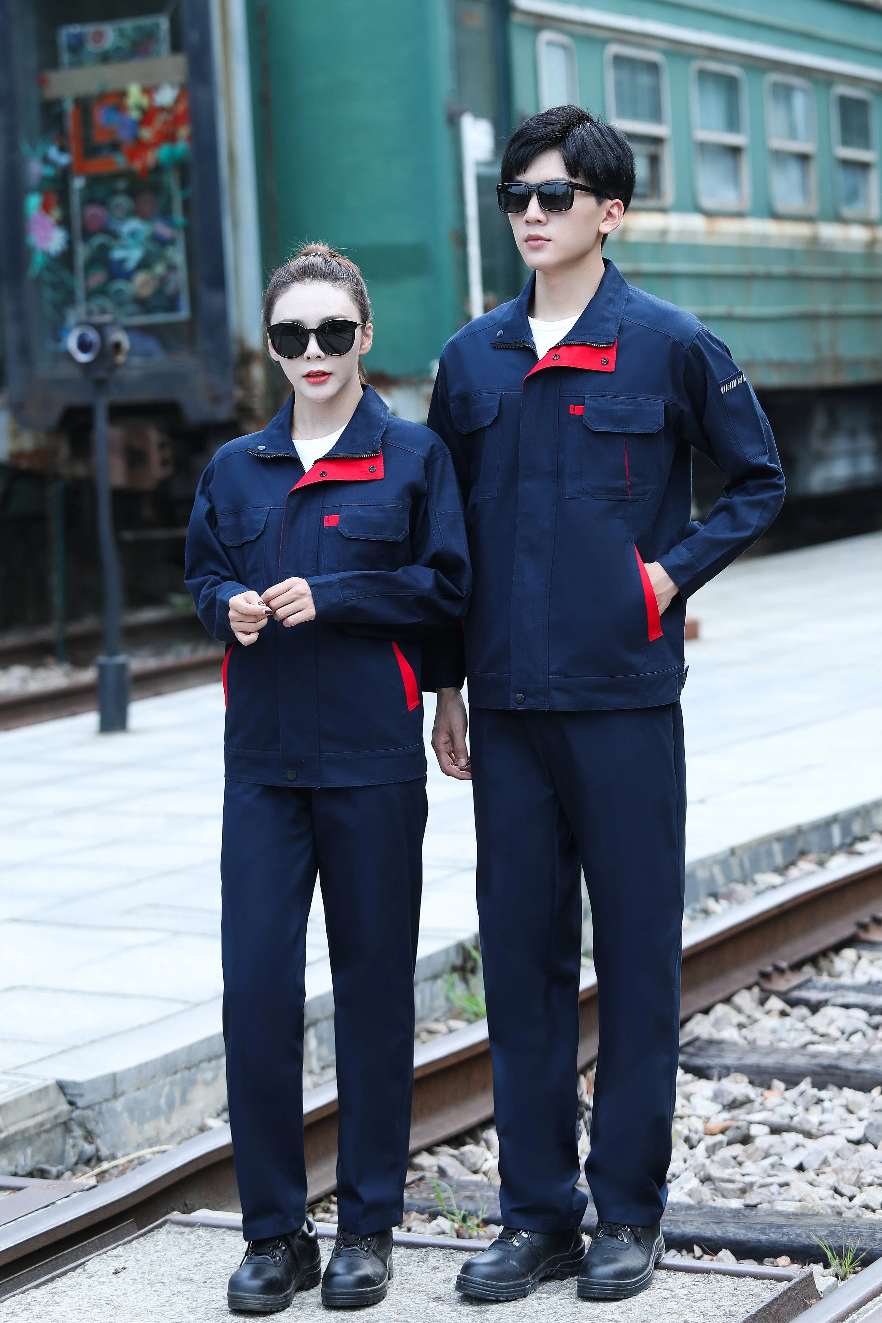 Autumn and winter long-sleeved pure cotton series workwear SD-PC-W802