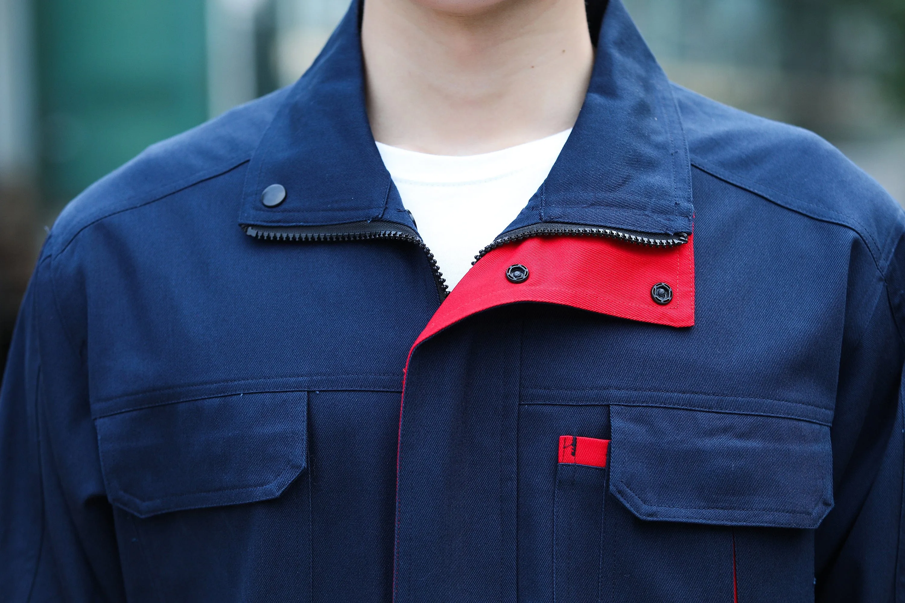 Autumn and winter long-sleeved pure cotton series workwear SD-PC-W802