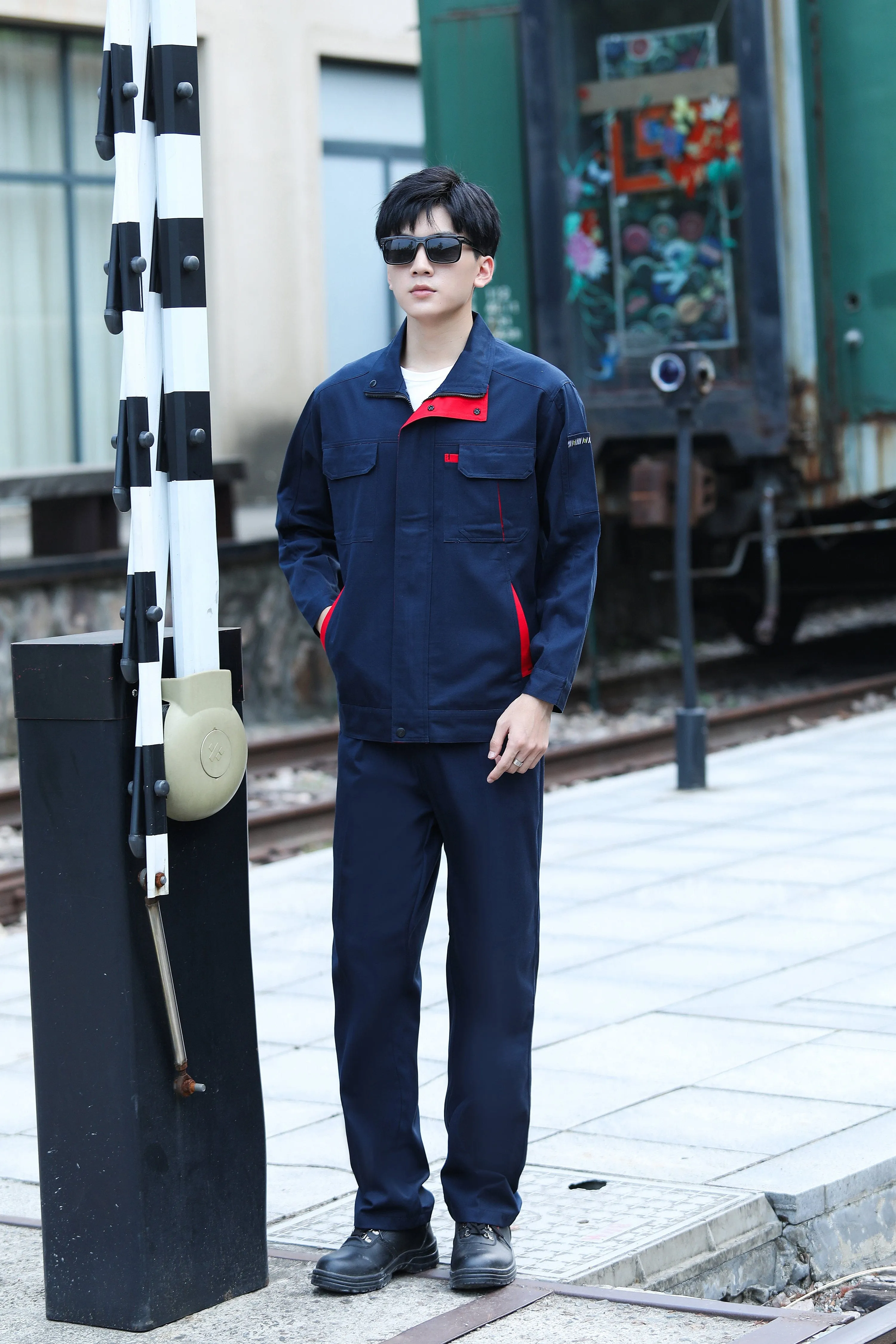 Autumn and winter long-sleeved pure cotton series workwear SD-PC-W802