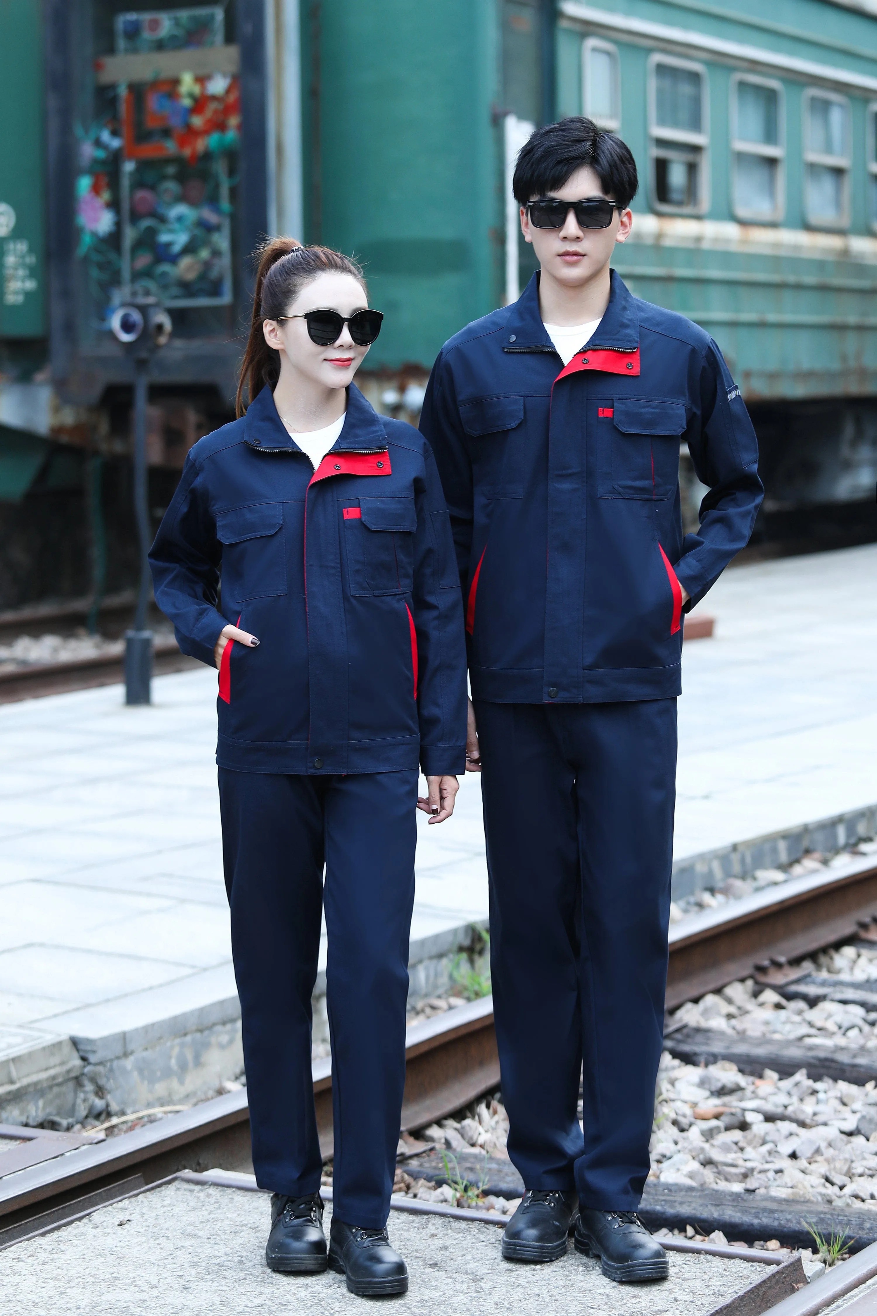 Autumn and winter long-sleeved pure cotton series workwear SD-PC-W802