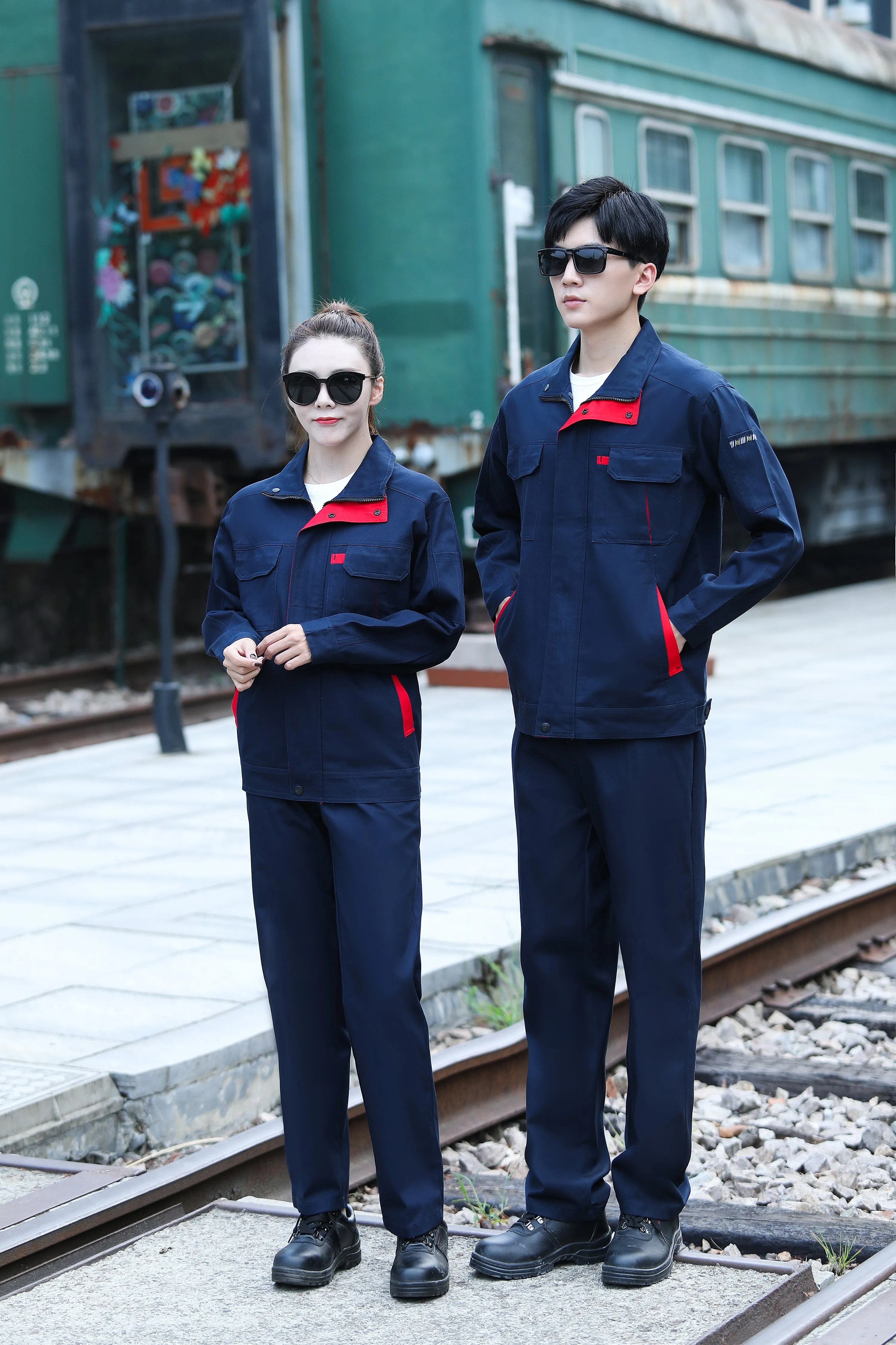 Autumn and winter long-sleeved pure cotton series workwear SD-PC-W802