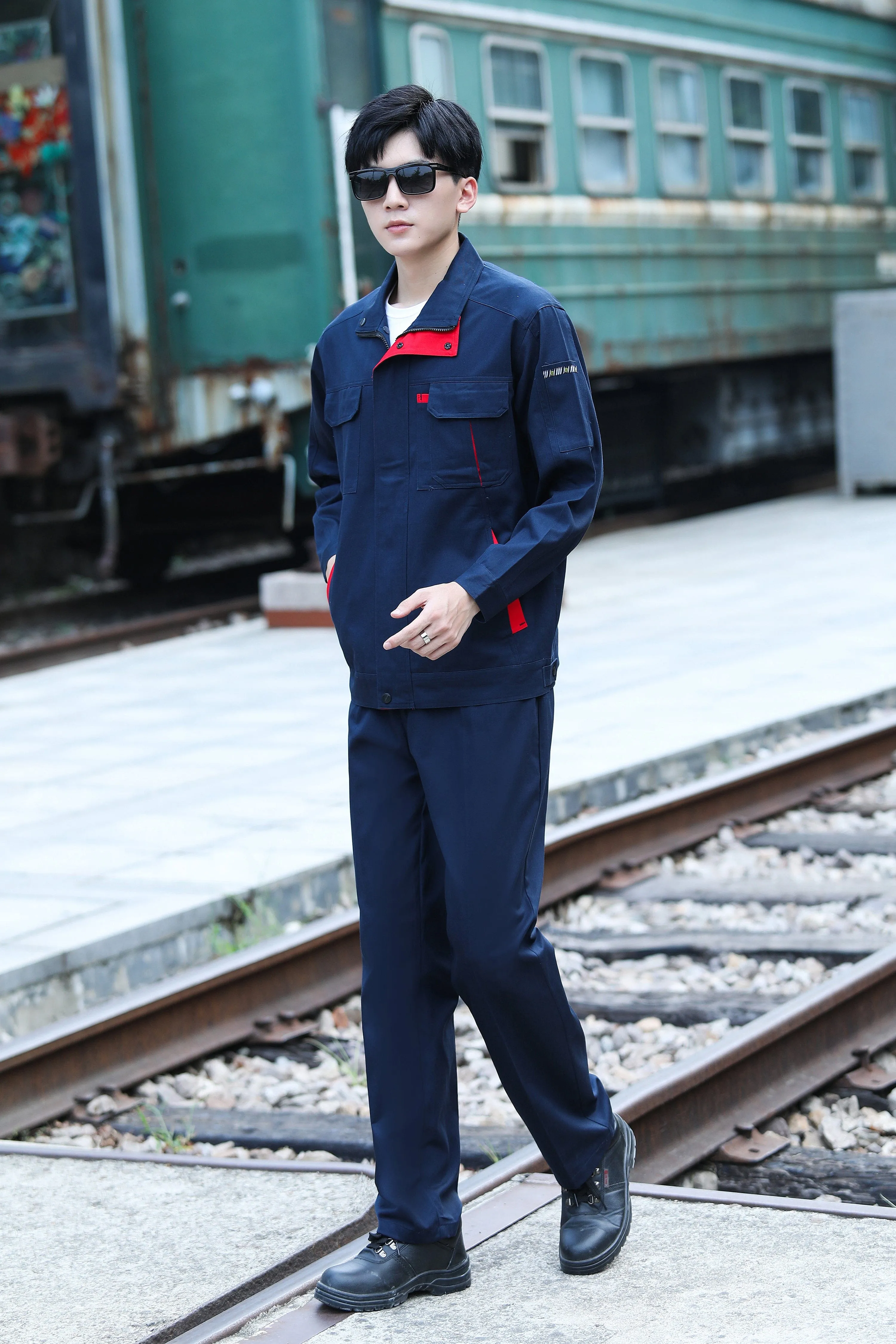 Autumn and winter long-sleeved pure cotton series workwear SD-PC-W802