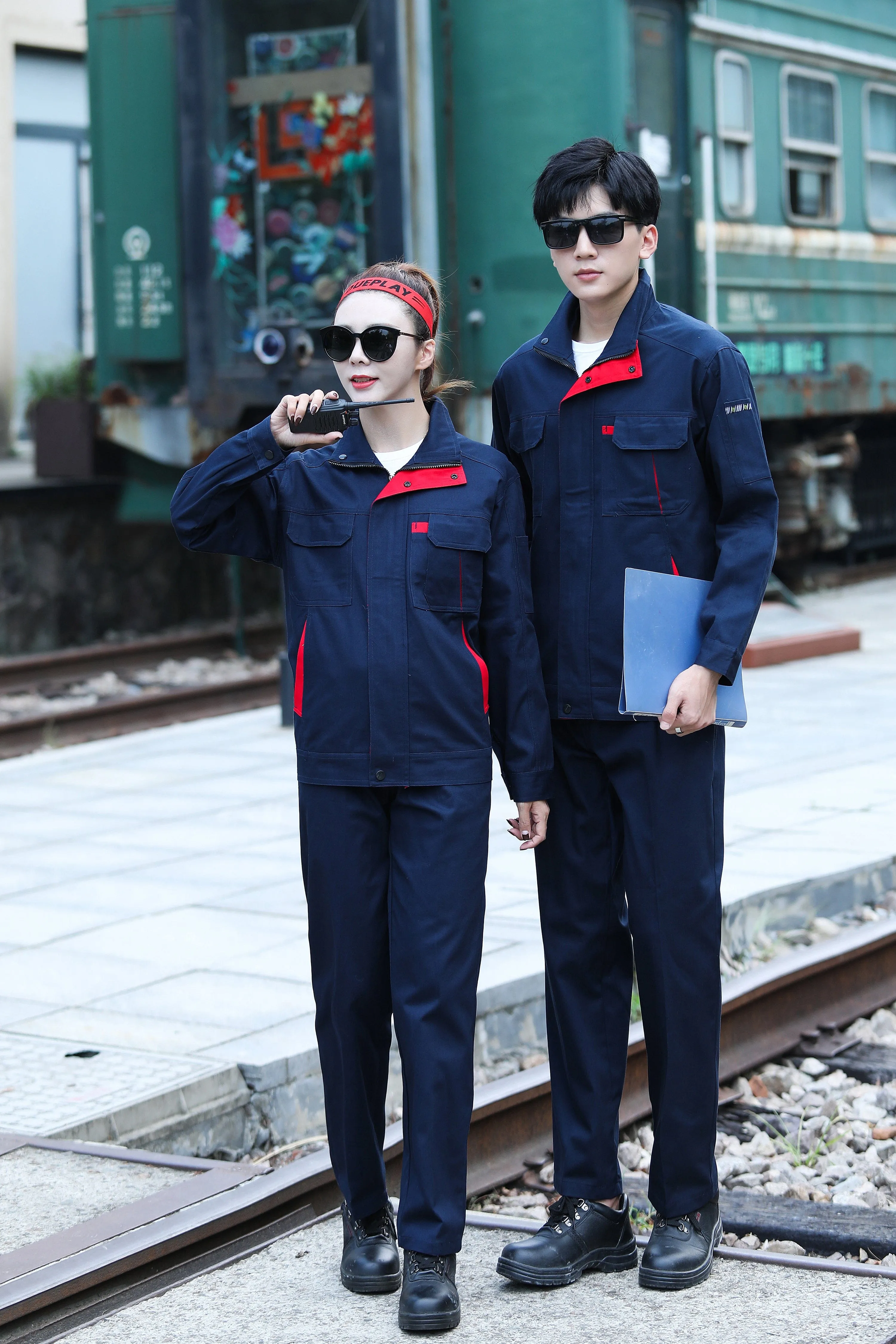 Autumn and winter long-sleeved pure cotton series workwear SD-PC-W802