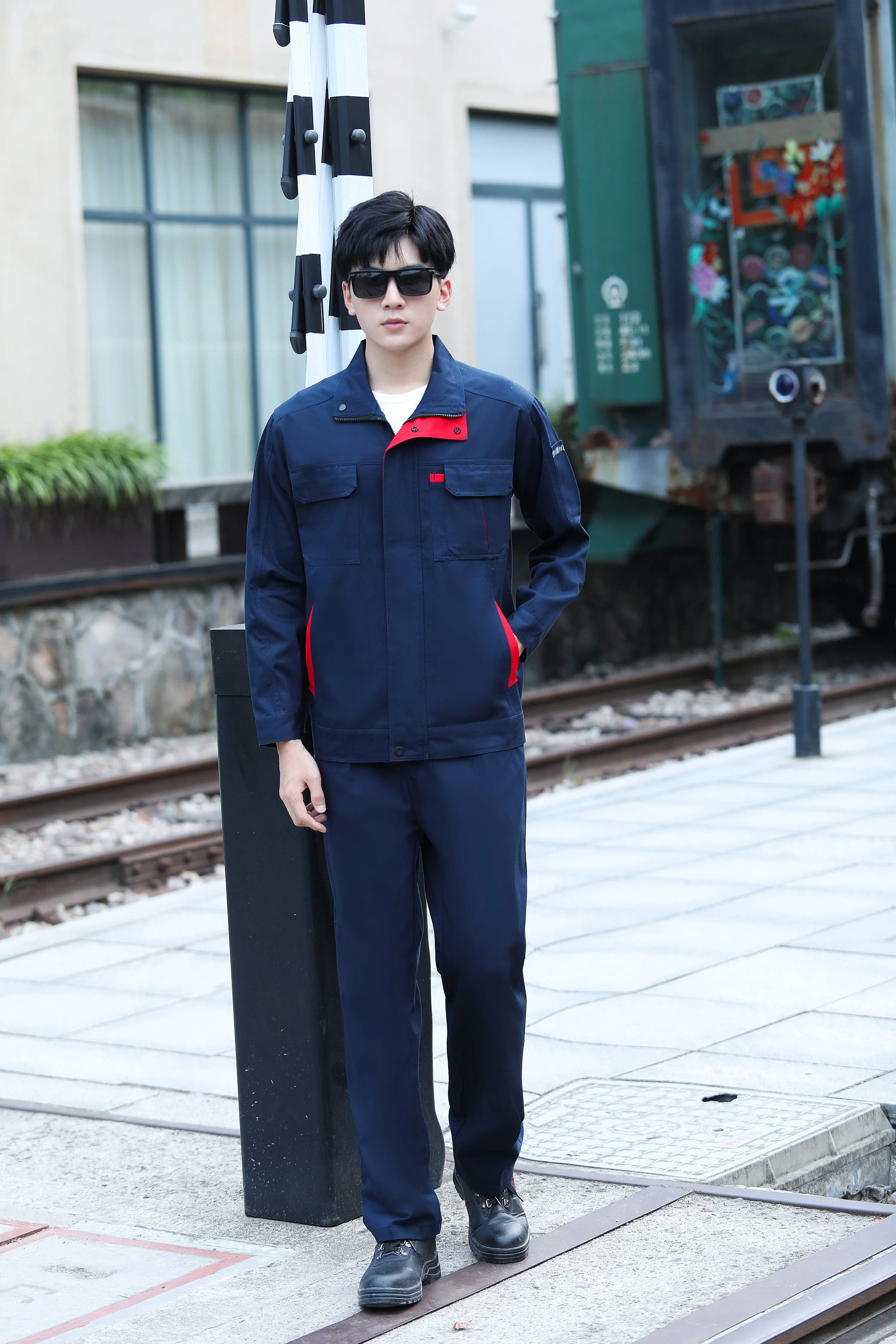 Autumn and winter long-sleeved pure cotton series workwear SD-PC-W802