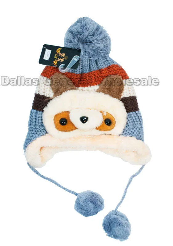 Boys Thermal Toboggan Beanie Hats Wholesale