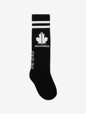 Dsquared2 Kids Sports Edition.07 Socks In Black