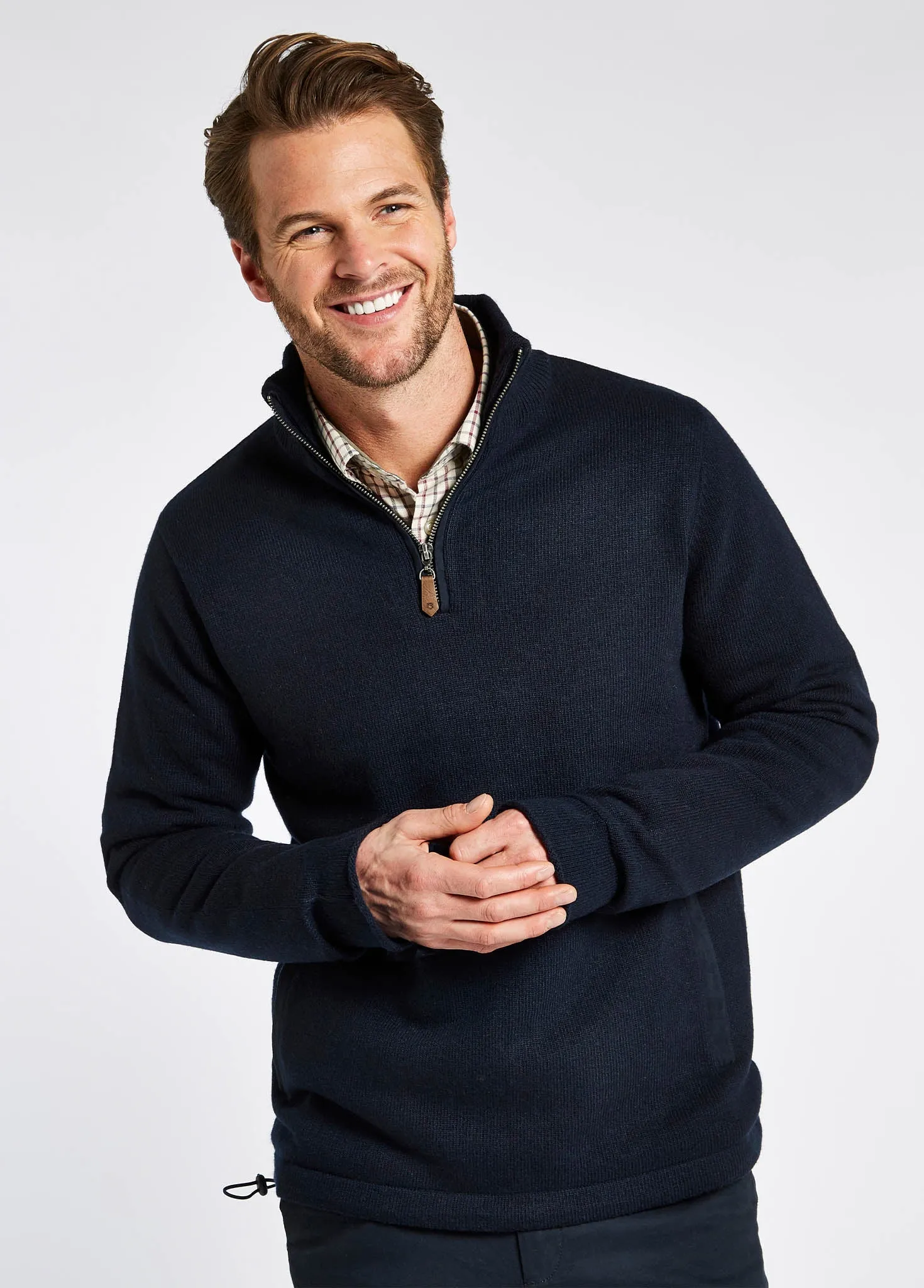 Feeney Windproof Sweater - Navy