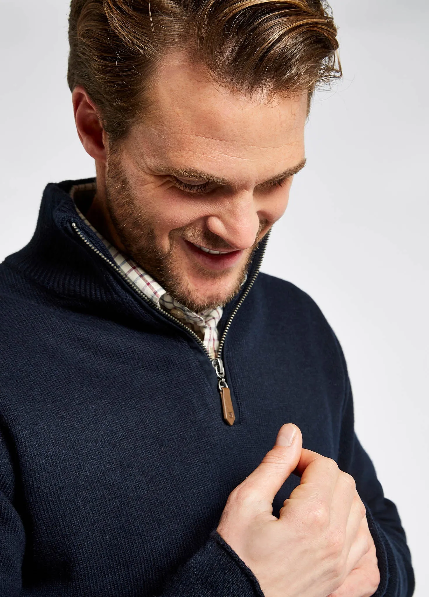 Feeney Windproof Sweater - Navy
