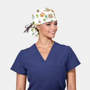 Gingerbread Joy - Pony Surgical Head Caps