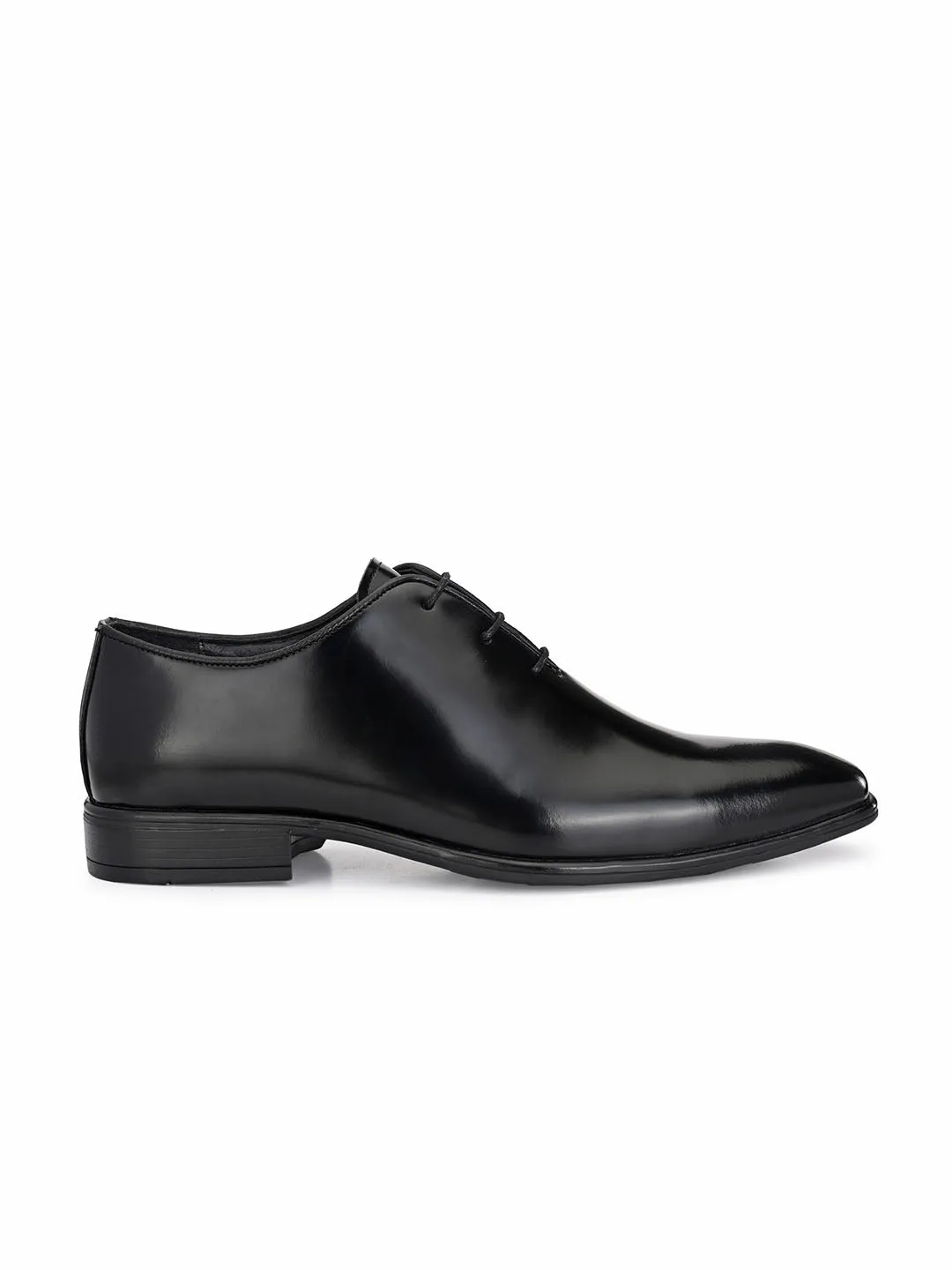 HITZ3311 Men's Black Leather Formal  Lace-Up Shoes