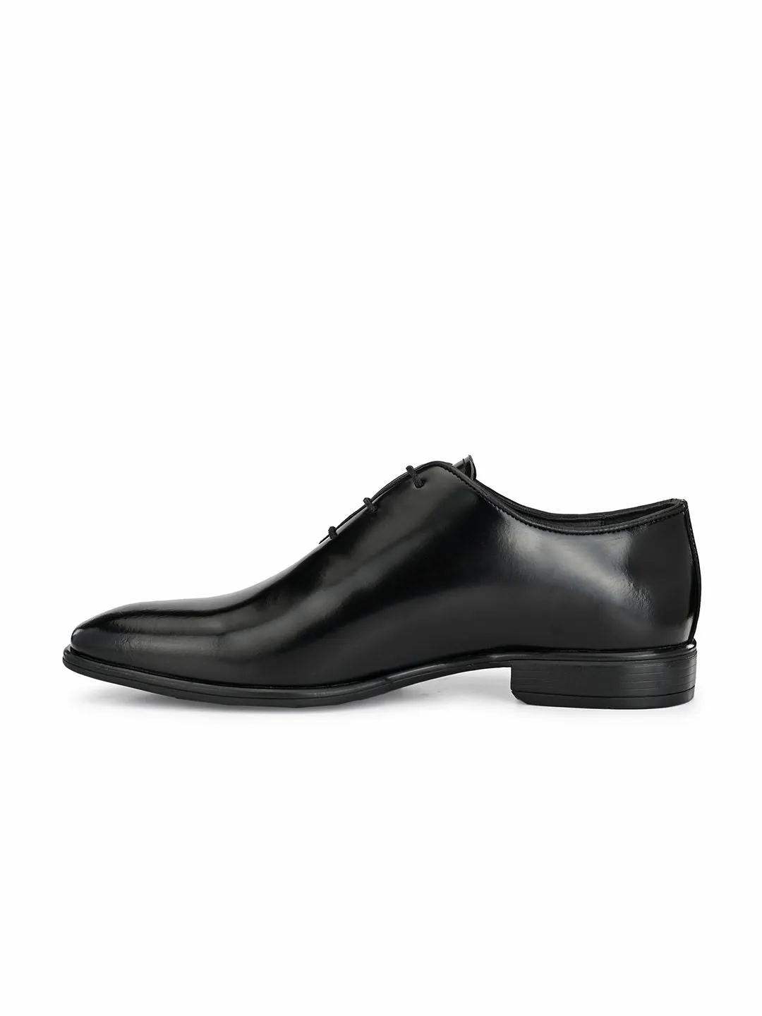 HITZ3311 Men's Black Leather Formal  Lace-Up Shoes