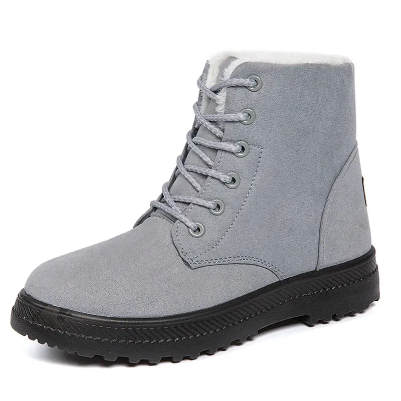 KAILA | Lined Lace-Up Winter Boots