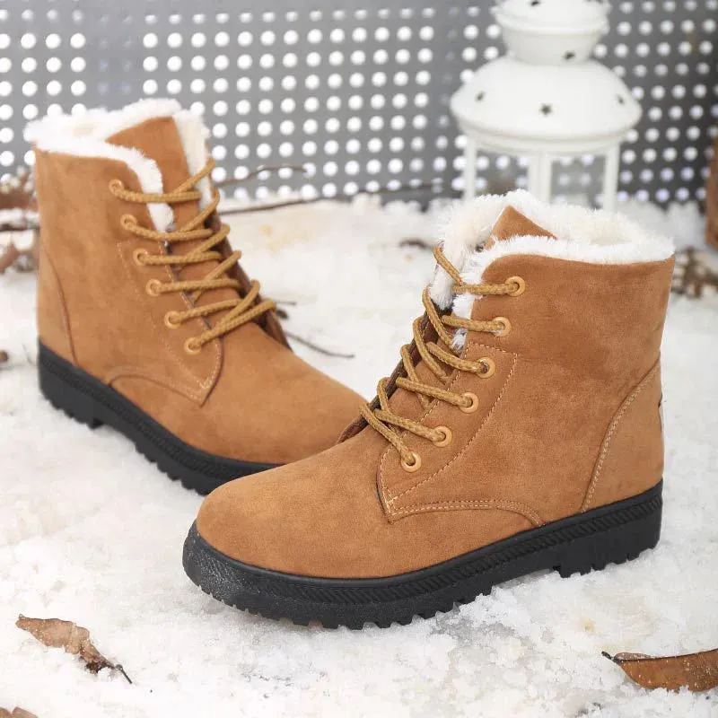 KAILA | Lined Lace-Up Winter Boots