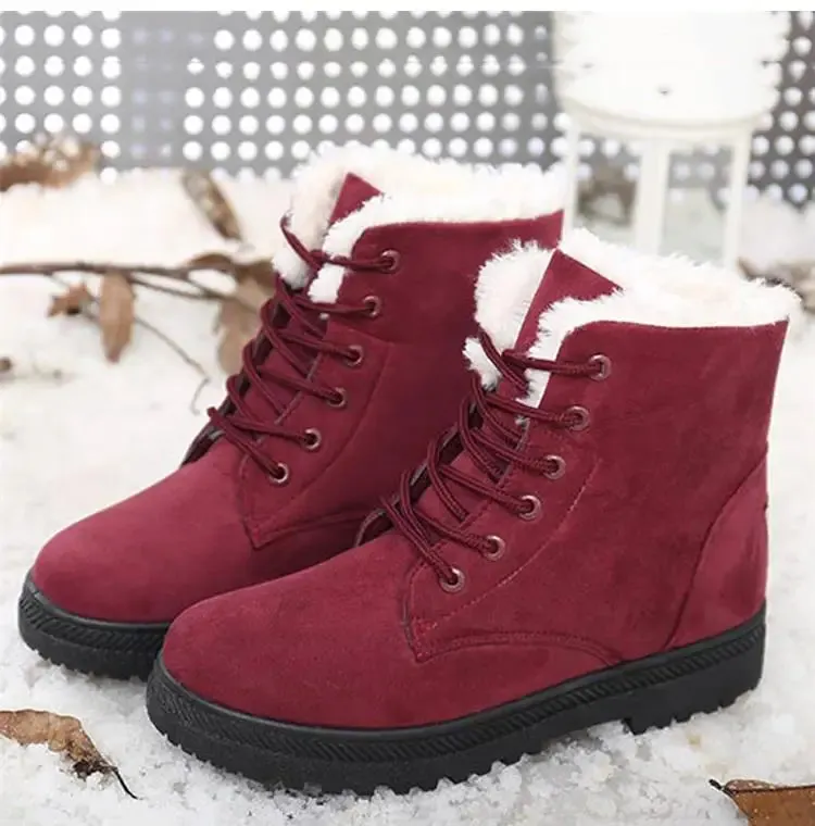 KAILA | Lined Lace-Up Winter Boots