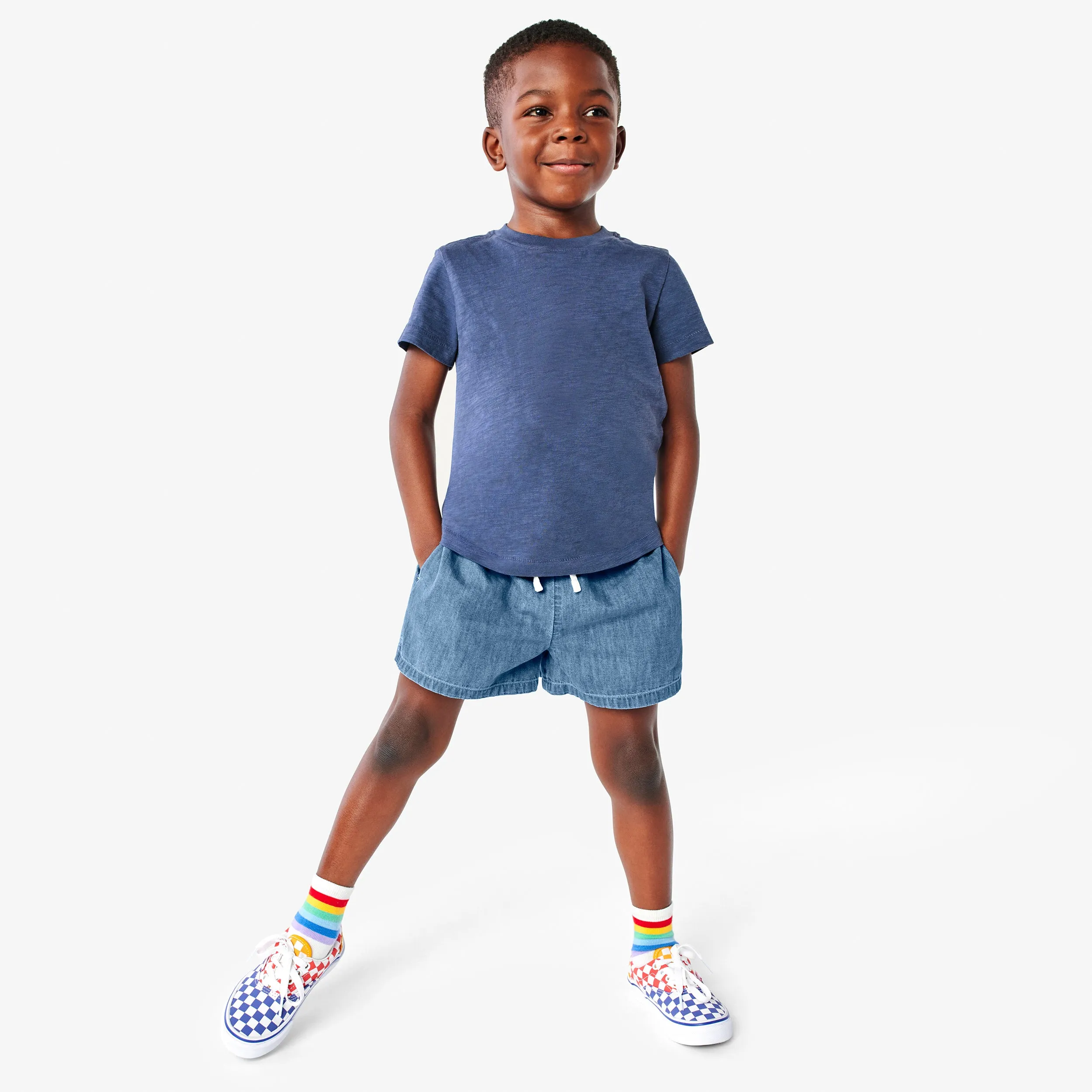 Kids chambray beach short