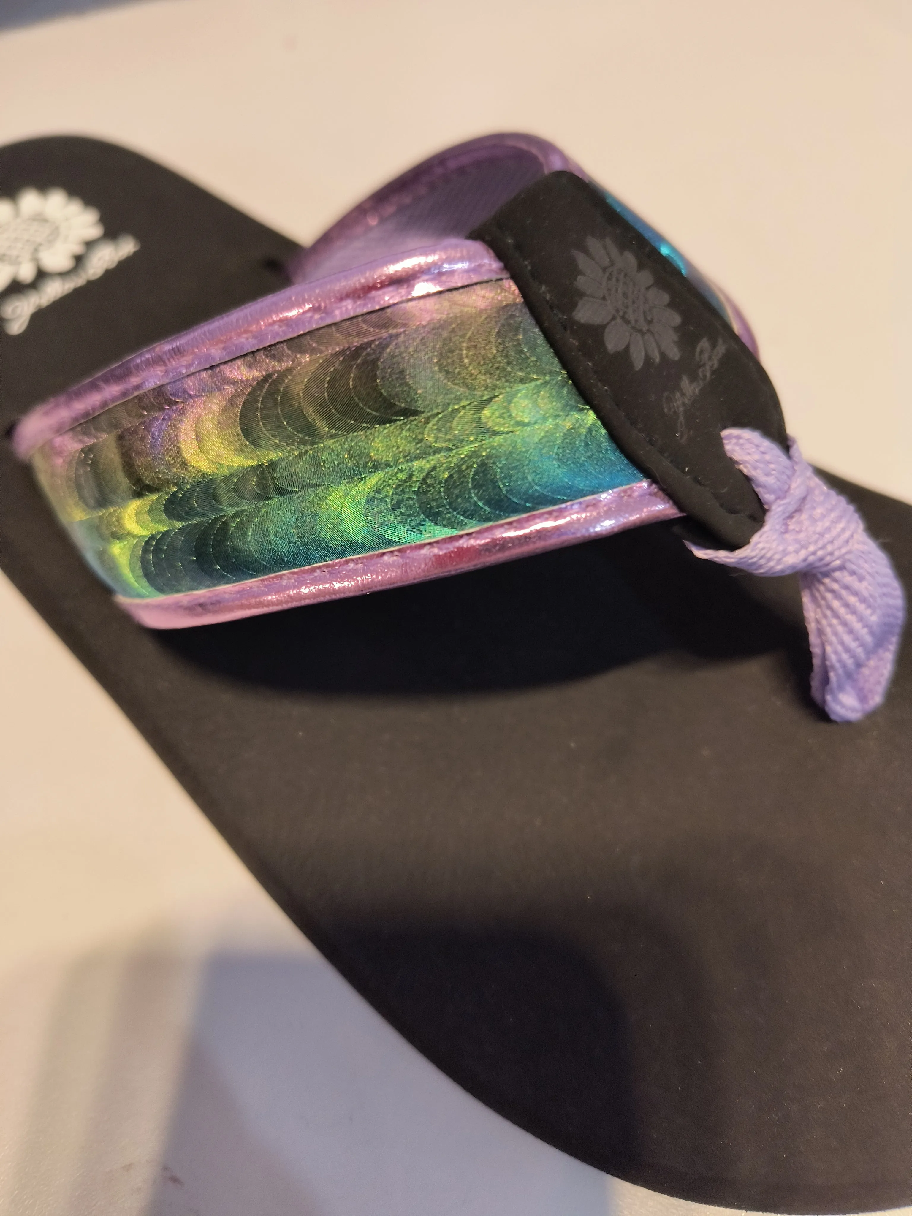 Lavender Hologram Flip Flop | Yellow Box Footwear | Fortina