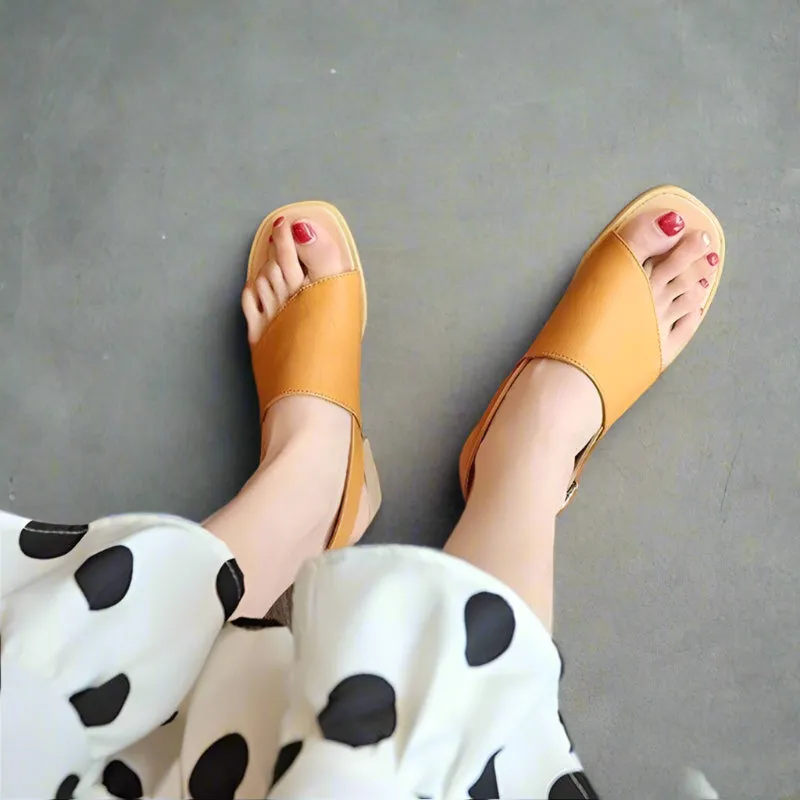 Low Heel Dress Sandals for Bunions