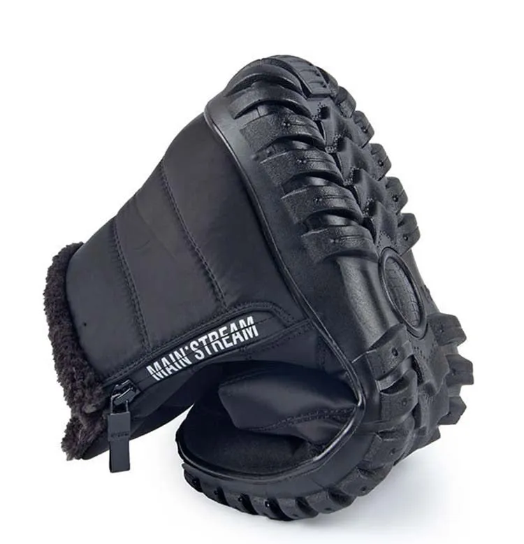 Men's Waterproof Warm Cotton Zipper Snow Ankle Boots ( HOT SALE !!!-60% OFF For a Limited Time )