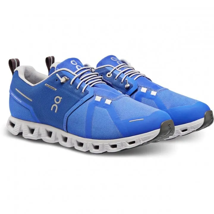 On Cloud Men's Cloud 5 Waterproof Running Shoes- Cobalt/Glacier