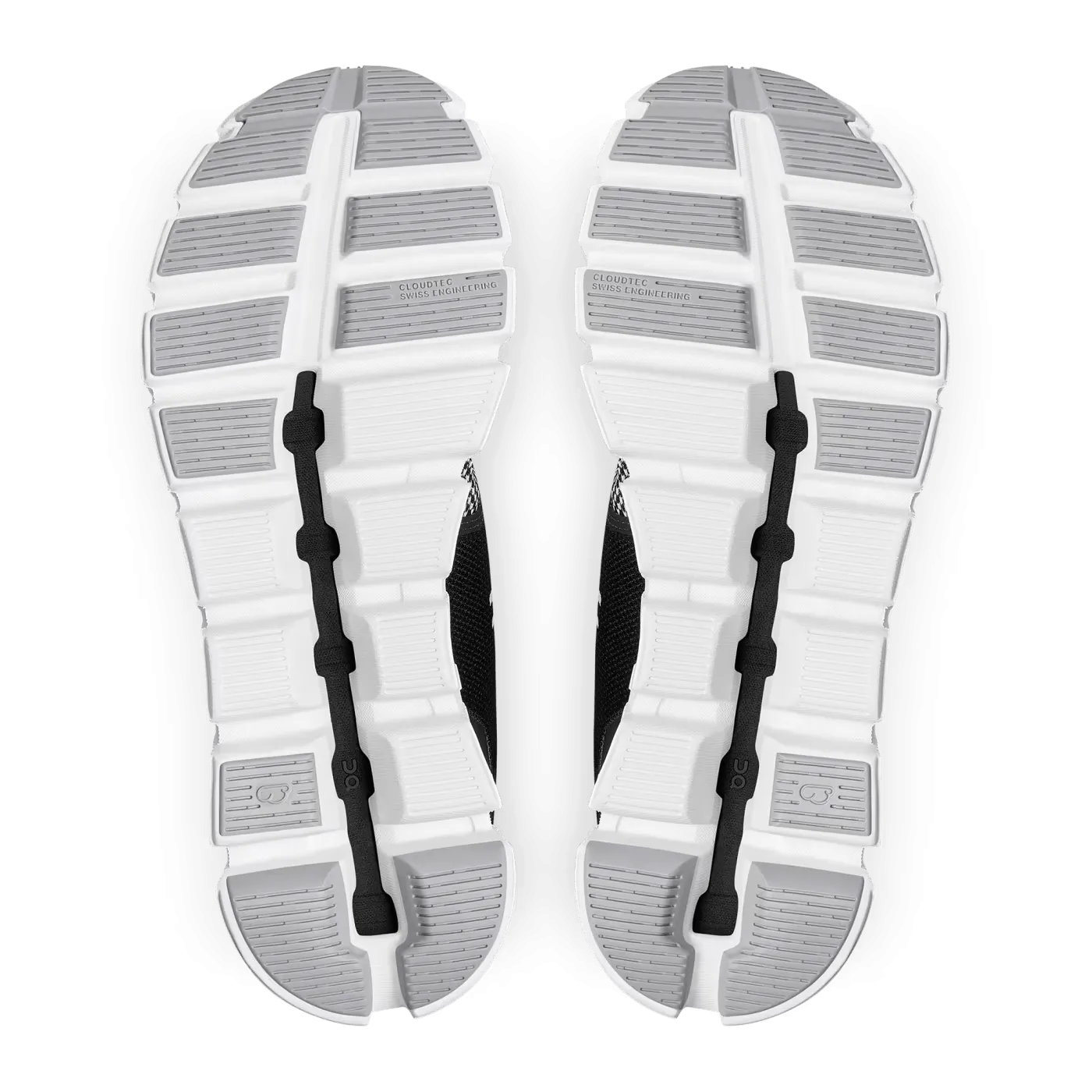 On Cloud Women's Cloud 5 Combo Running Shoes- Black/Alloy