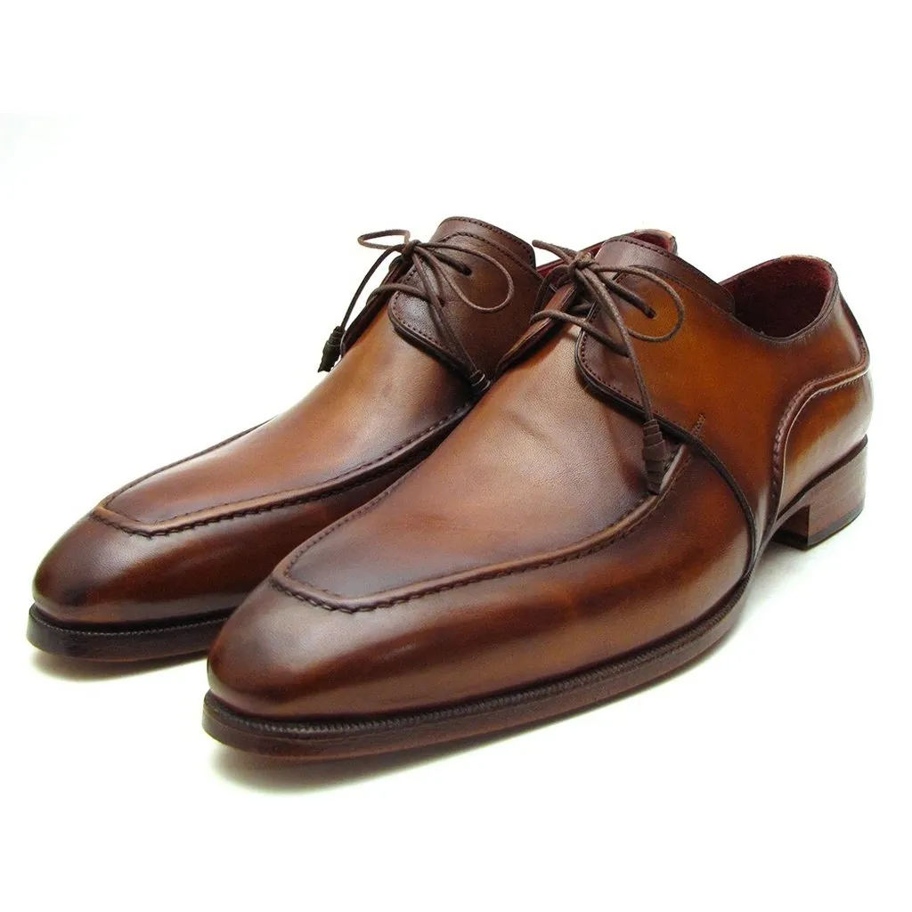 Paul Parkman Brown Derby Dress Shoes For Men (ID#SU12LF)