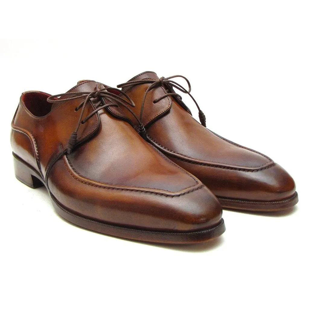 Paul Parkman Brown Derby Dress Shoes For Men (ID#SU12LF)