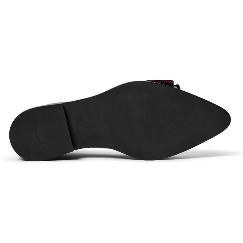Pavement 23185 Saso Low Loafers Varnish Bordeaux
