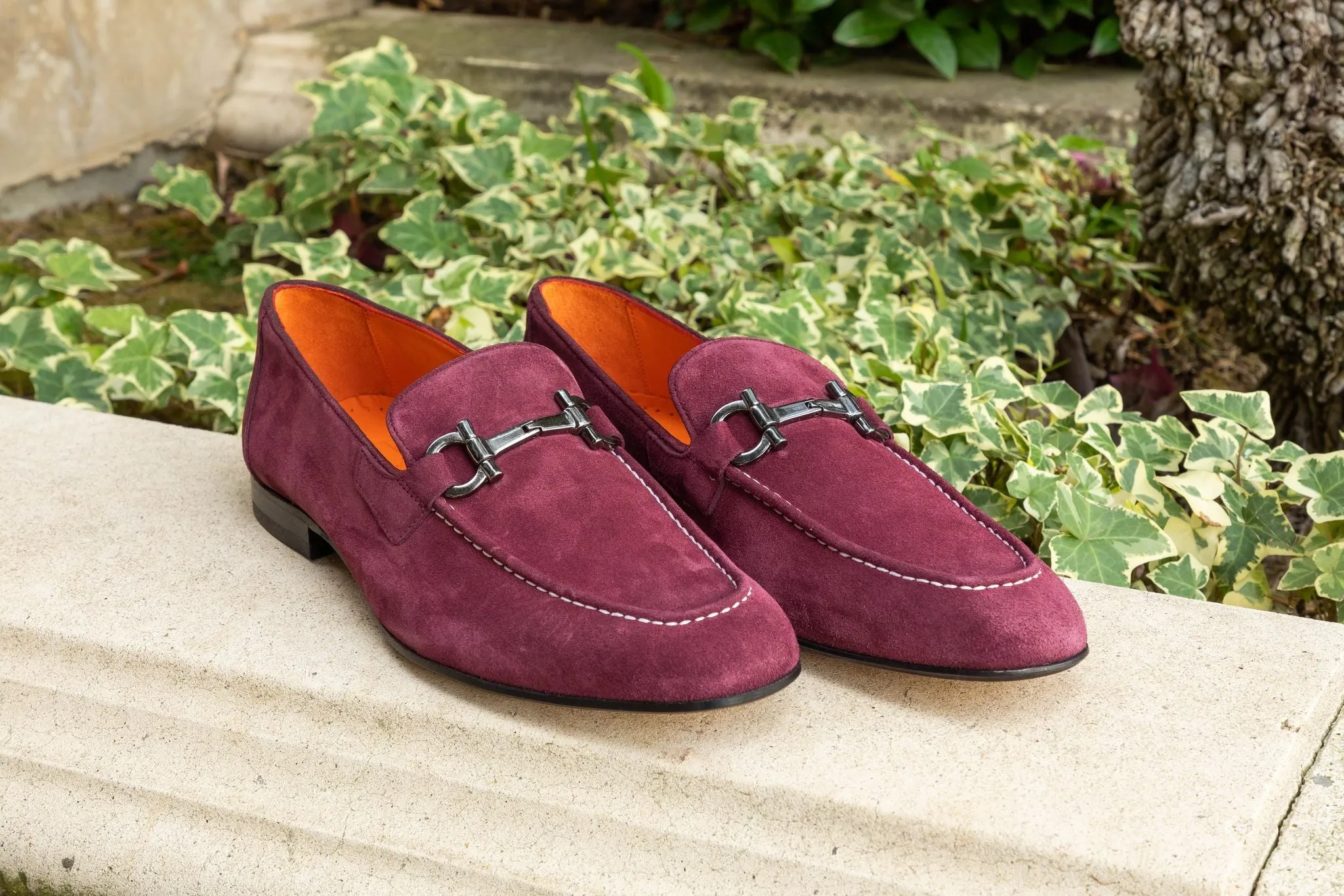 Pelle Suede Loafer Wine