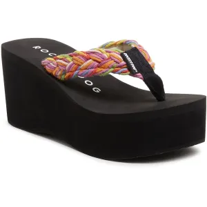 Rocket Dog Pink Crush String Braid Sandals