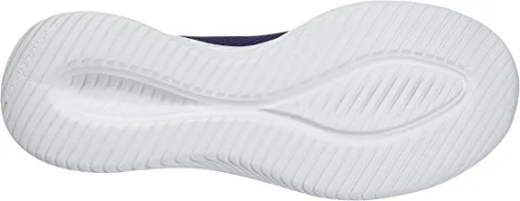 Skechers New Horizon Navy/Hot Pink Pull On Breathable Mesh Low Top Sneakers