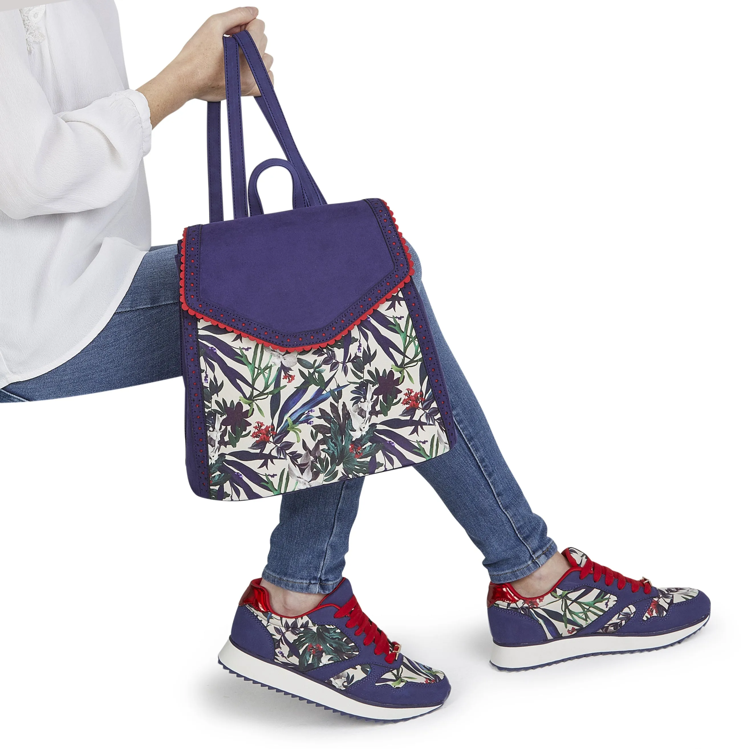 Suzie Sage Floral Trainers by Ruby Shoo