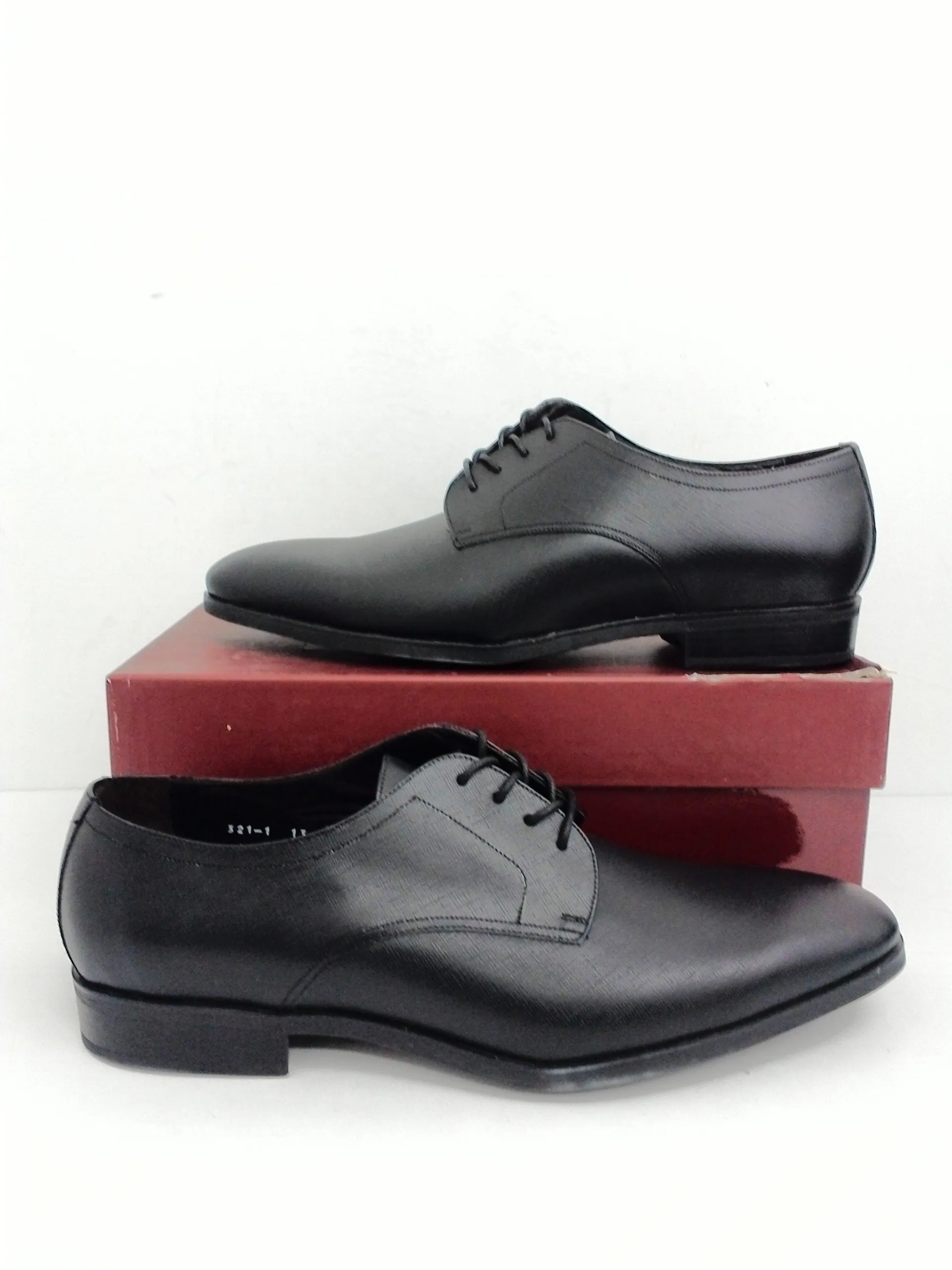 To Boot New York Adam Derrick Men's Dwight Saffiano Black Oxfords Size 13M
