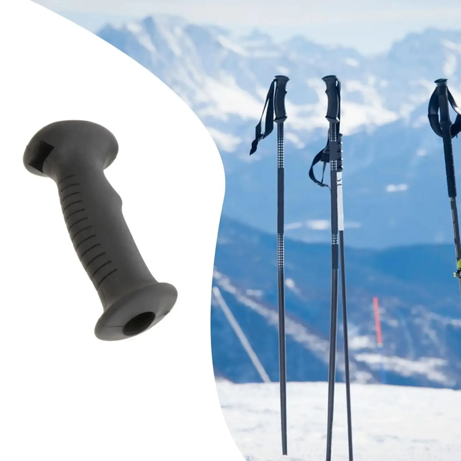 Trekking Rod Handle Replacement Walking Rod Cane Hand Grip for Camping Mountaineering Climbing Outdoor Photography Crutch