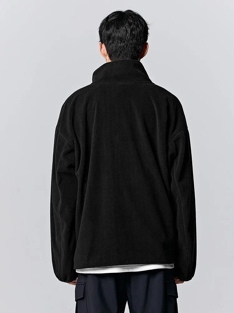 Unisex cream knitted jacket
