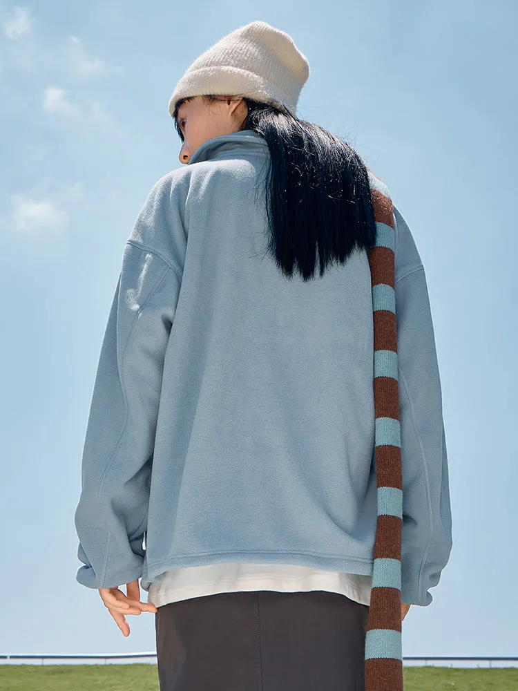 Unisex cream knitted jacket