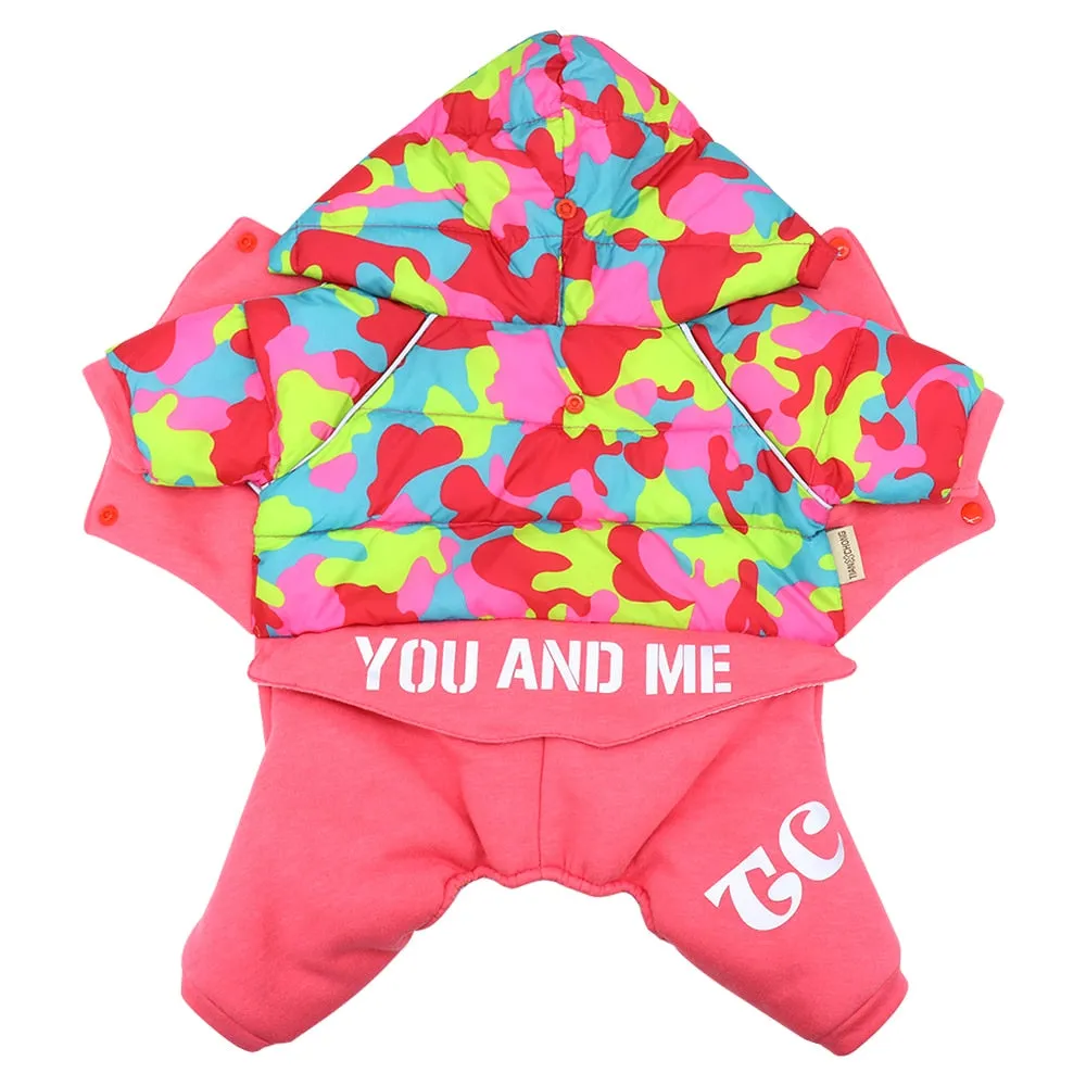 Warm Winter Jumpsuits for French Bulldog (WS302)