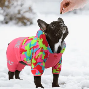 Warm Winter Jumpsuits for French Bulldog (WS302)