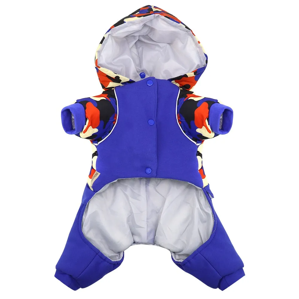 Warm Winter Jumpsuits for French Bulldog (WS302)