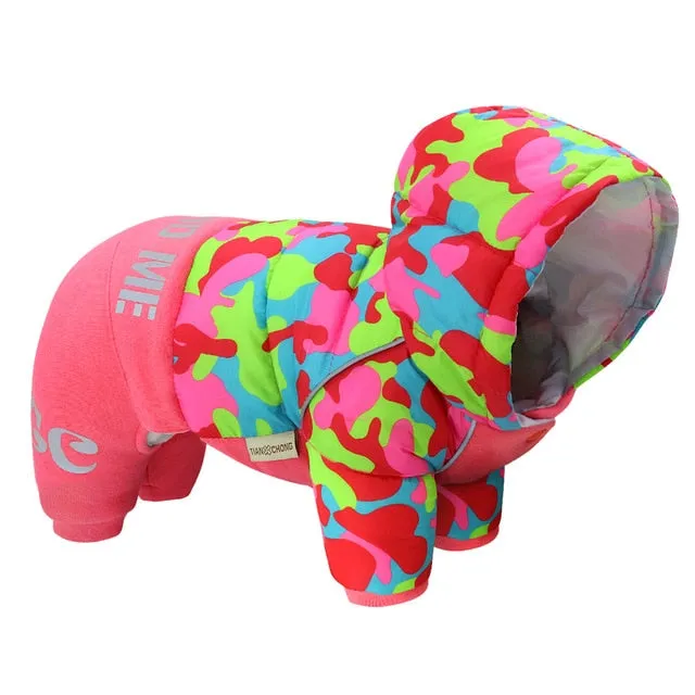 Warm Winter Jumpsuits for French Bulldog (WS302)