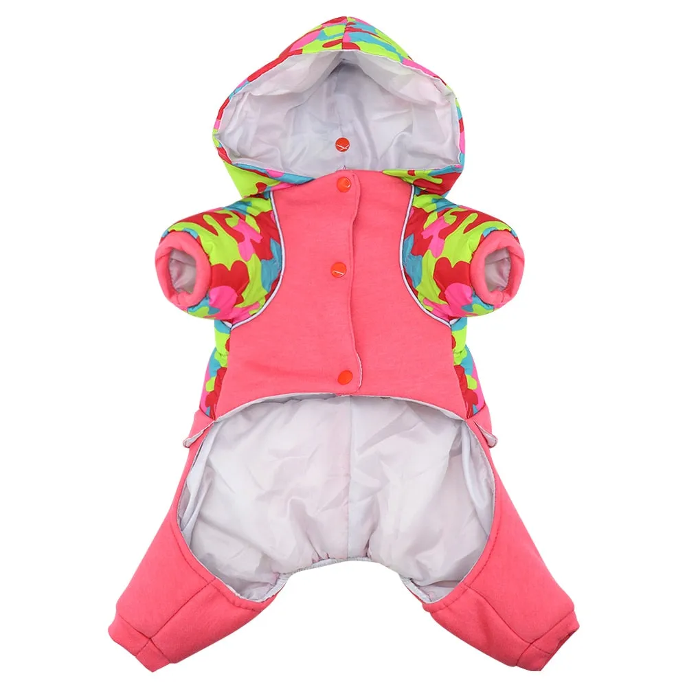 Warm Winter Jumpsuits for French Bulldog (WS302)