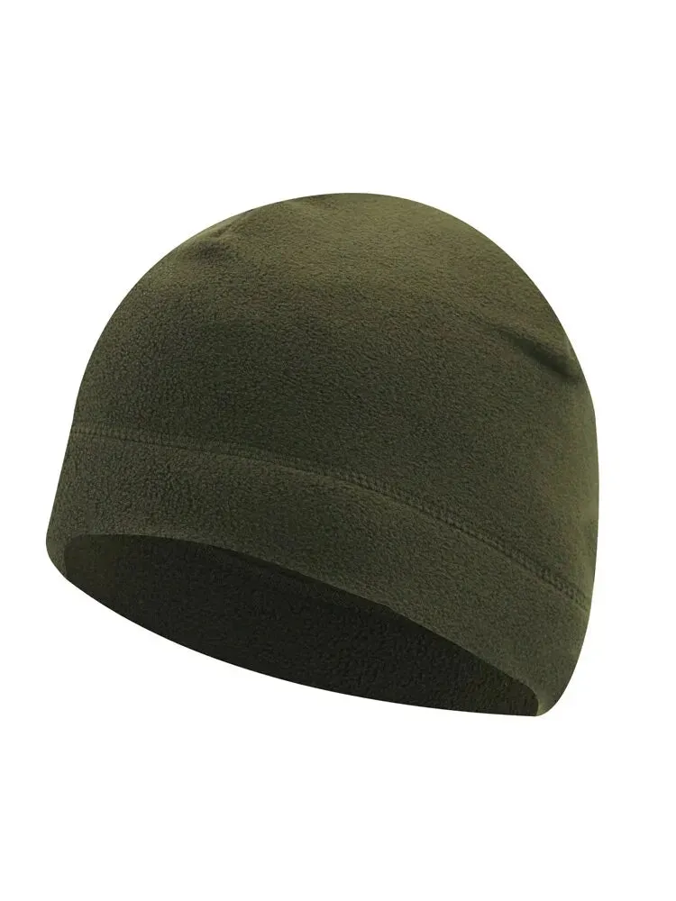 Warm Winter Skull Cap Soft Polar Fleece Hat Thick Windproof Cap Outdoor Beanie Cap Ski Cap Unisex Suitable For Unisex 1PC