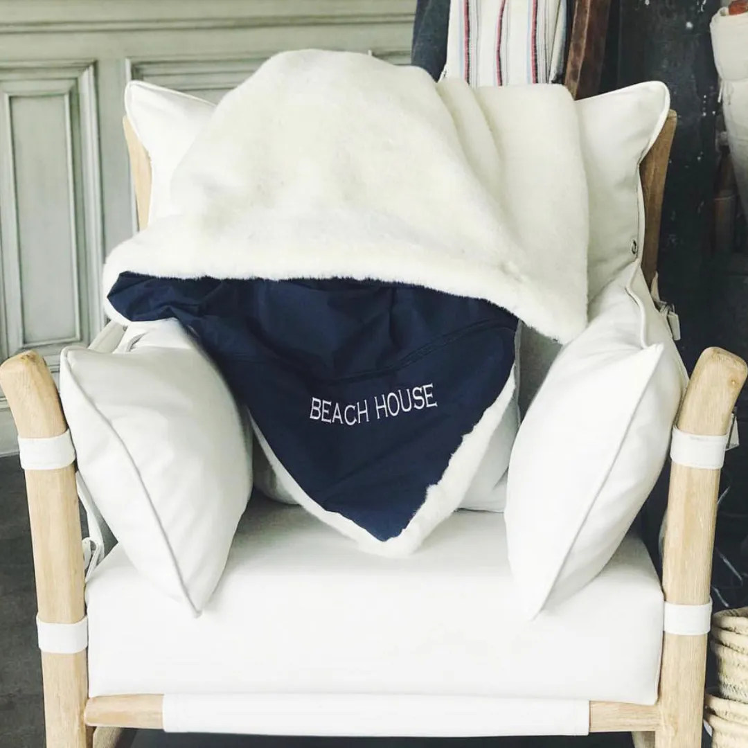 White Faux Fur Original Blanket