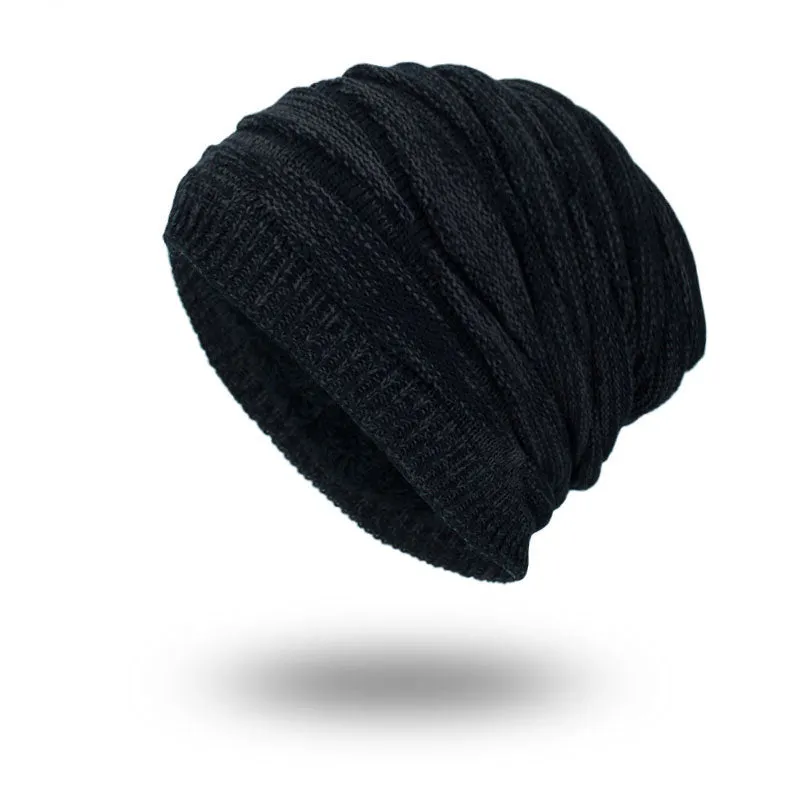 Winter Knit Long Slouch Warm Beanie Hat