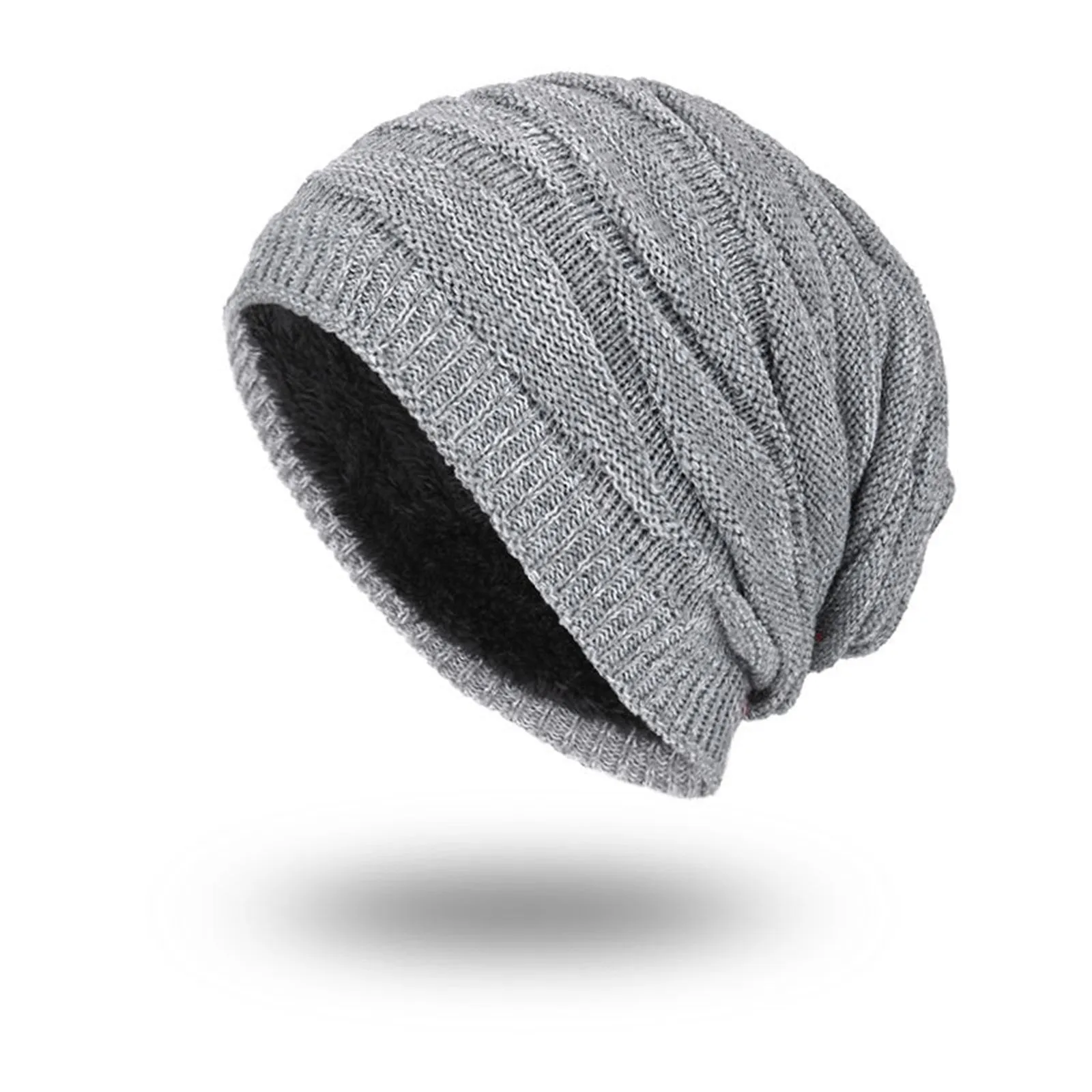 Winter Knit Long Slouch Warm Beanie Hat